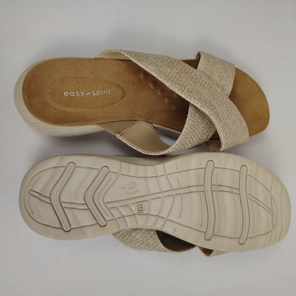 Easy Spirit Taite 2 Woven Slip-On Comfort Slide Sandal Womens 11 Wide - Picture 5 of 7